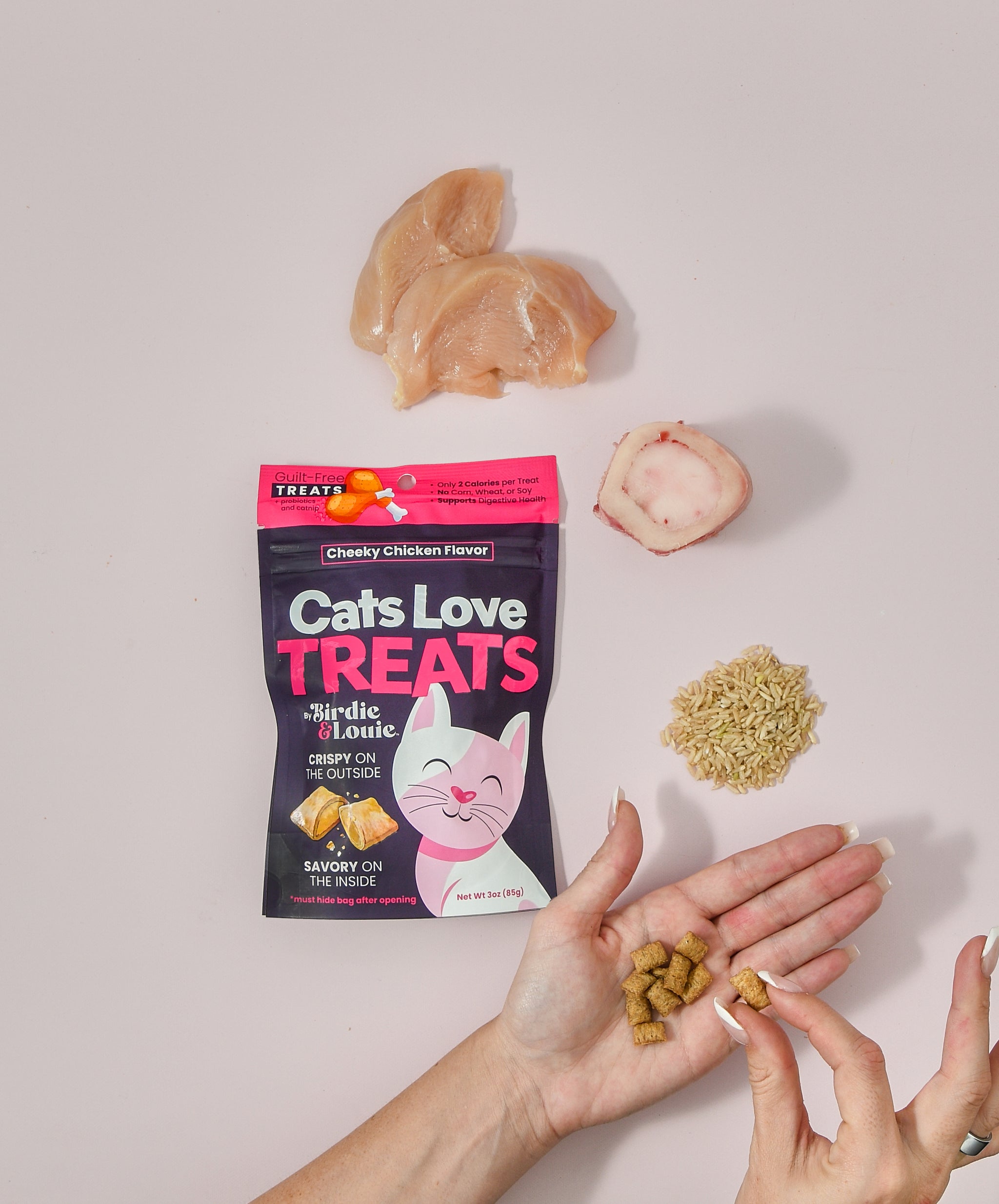 Cheeky Chicken Pillow Treats – Birdie & Louie