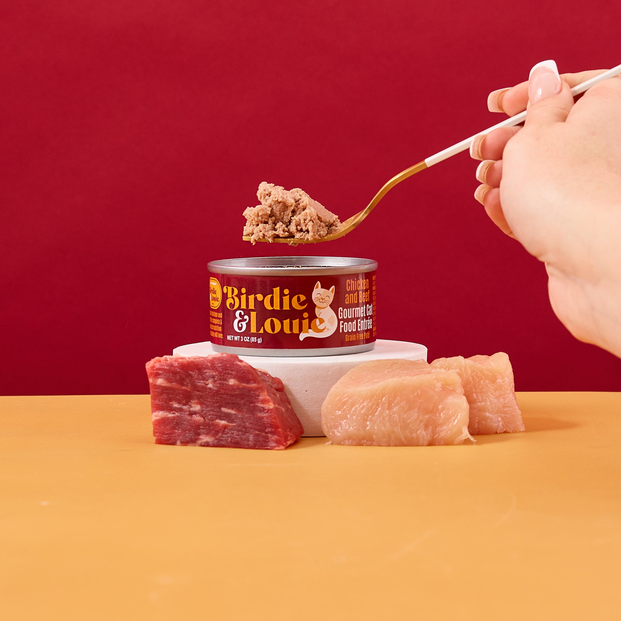 Chicken and Beef Pate 12pk Wet Cat Food – Birdie & Louie