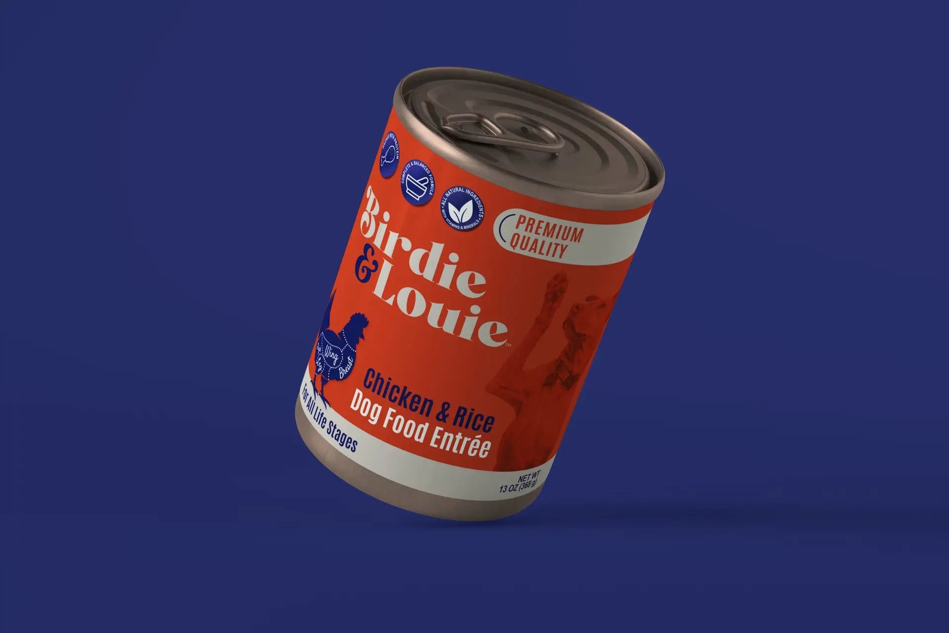 Birdie & Louie Chicken & Rice Wet Dog Food