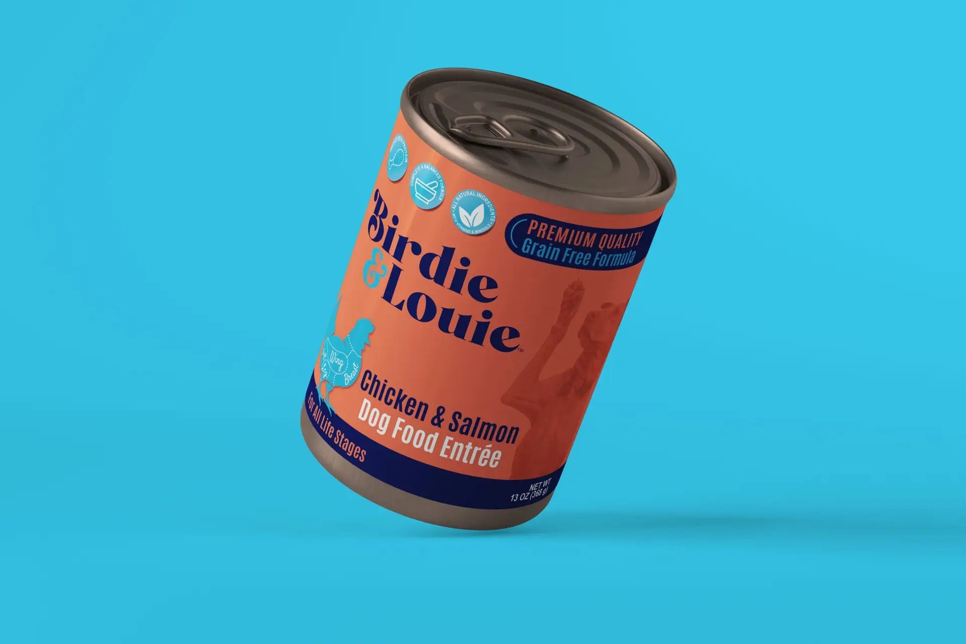 Birdie & Louie Chicken & Salmon Wet Dog Food